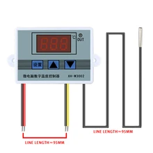W3001 controle digital temperatura interruptor do termostato do microcomputador termômetro novo termorregulador 12/24/220v