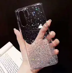 20PCS High - Quality Bling Soft TPU Glittering Smooth Phone Cases for IP XS MAX (Clear)