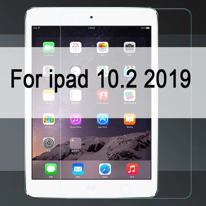 Закаленное Стекло для iPad Mini 1 2 3 4 5 2.5D полное покрытие Экран протектор для iPad 10,2 Air 3 10,5 Air 1 2 пленка - Цвет: For ipad 10.2 2019