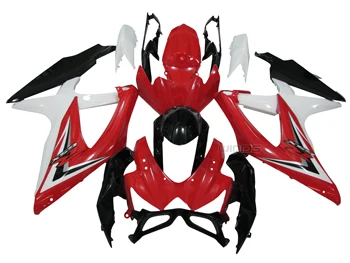 

For Suzuki GSXR600/R750 K8 2008 -2010 ABS Injection Body Panel Fairing Kit Red White Black