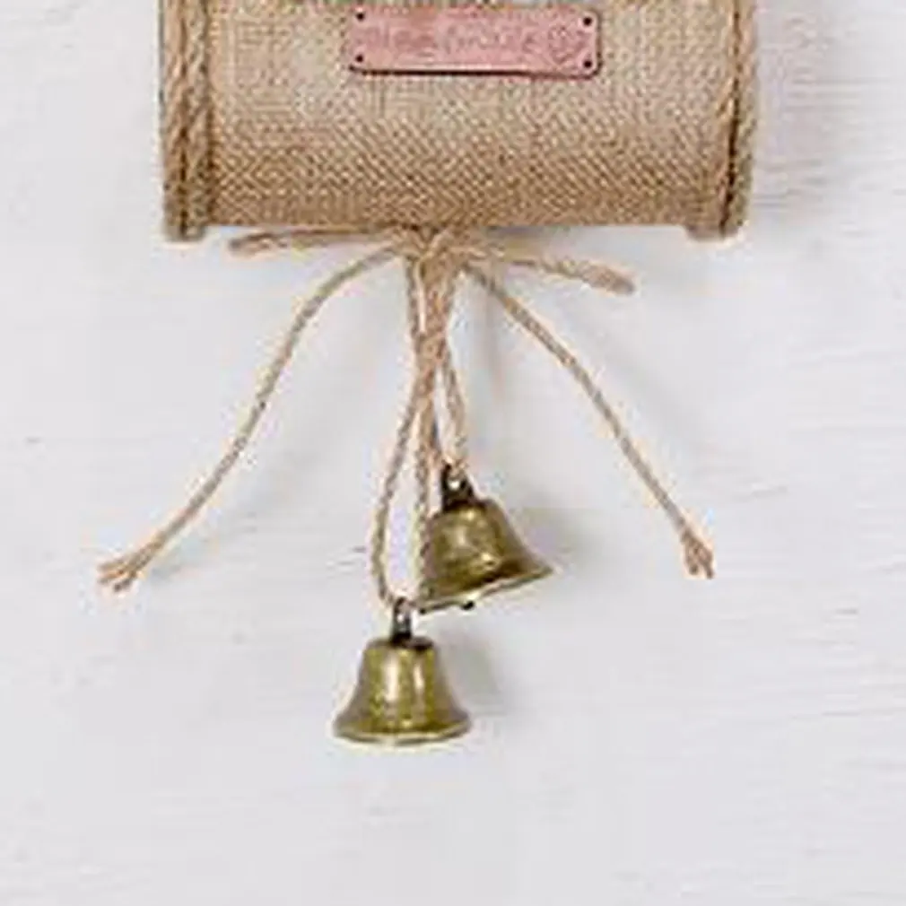 Pastoral Artificial Hanging Flower Knotted Macrame Plant Flower Pot Basket Wall Linen Flowerpot for Home Office Decoration