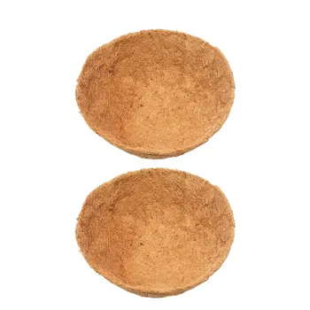 

2 Pcs Coconut Flowerpot Liner Durable Creative Flower Pot Mat for Snapdragon