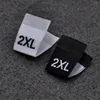 100Pcs Clothing Size Label Black Text White Garment Clothes T Shirt Dress Cloth Fabric Label Tag XS S M L XL 2XL 3XL 4XL ► Photo 3/4