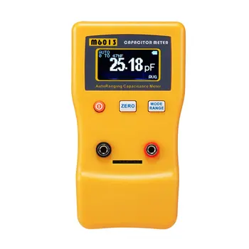 

M6013 LCD Capacitor Meter Handheld Autoranging Digital Capacitance Measuring Meter Resistance Capacitor Tester