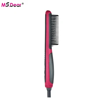 

Multifunctional Fast Hair Straightener Styling Brush Men Heating Ceramic Electric Hair Straightener Hot Comb Hair Conditioner