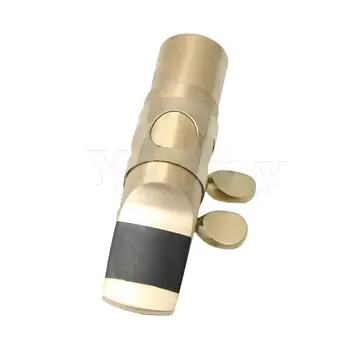 

Yibuy #5 Soprano Saxophone Mouthpiece Set with Mouthpiece Cap Ligature for Saxophone