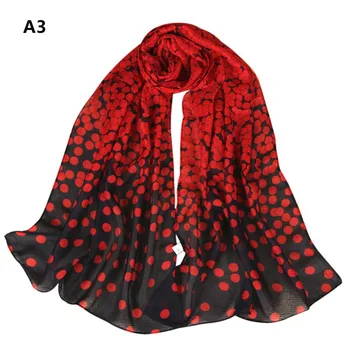 

Women Scarf Dot Gradient Shawl Scarf hijab Wraps Water Ice Point Ladies shawls Muslim Headband hijabs scarves/scarf 8 colors