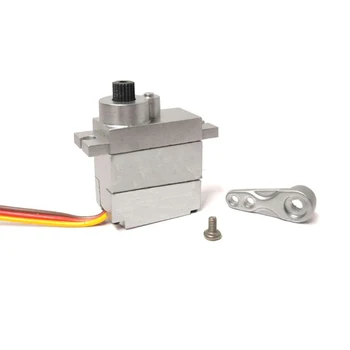 

Upgrade Metal For Gear Servo + Metal Arm for MN D90 D91 WPL B1 B14 B16 B24 C14 C24 B36 1:16 Truck 4WD RC Crawler