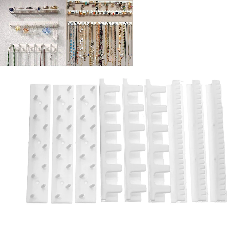 9 шт./компл. клейкие кольца для сережек Висячие держатели крючки органайзер