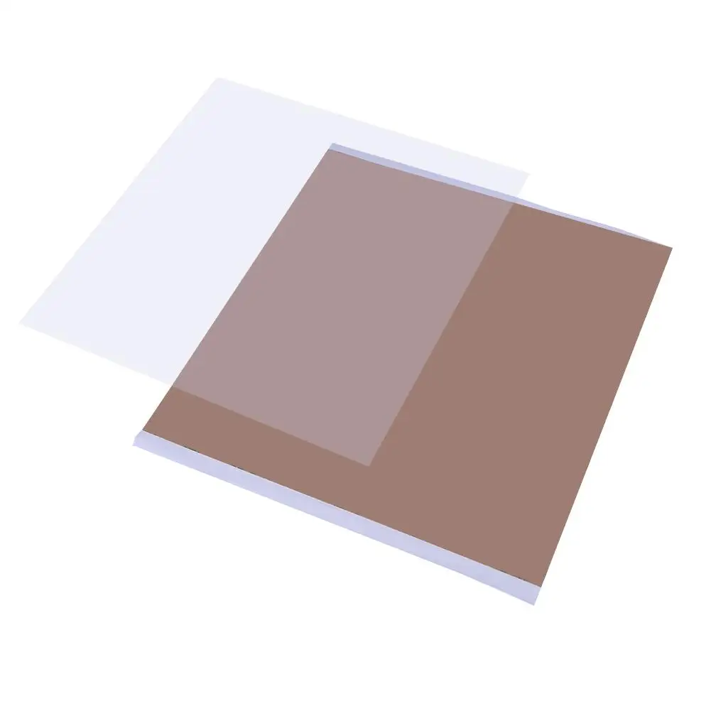 Лист PEI для 3d печати 300X300X0 5 мм с прозрачной клейкой лентой 468MP|Детали принтера| |