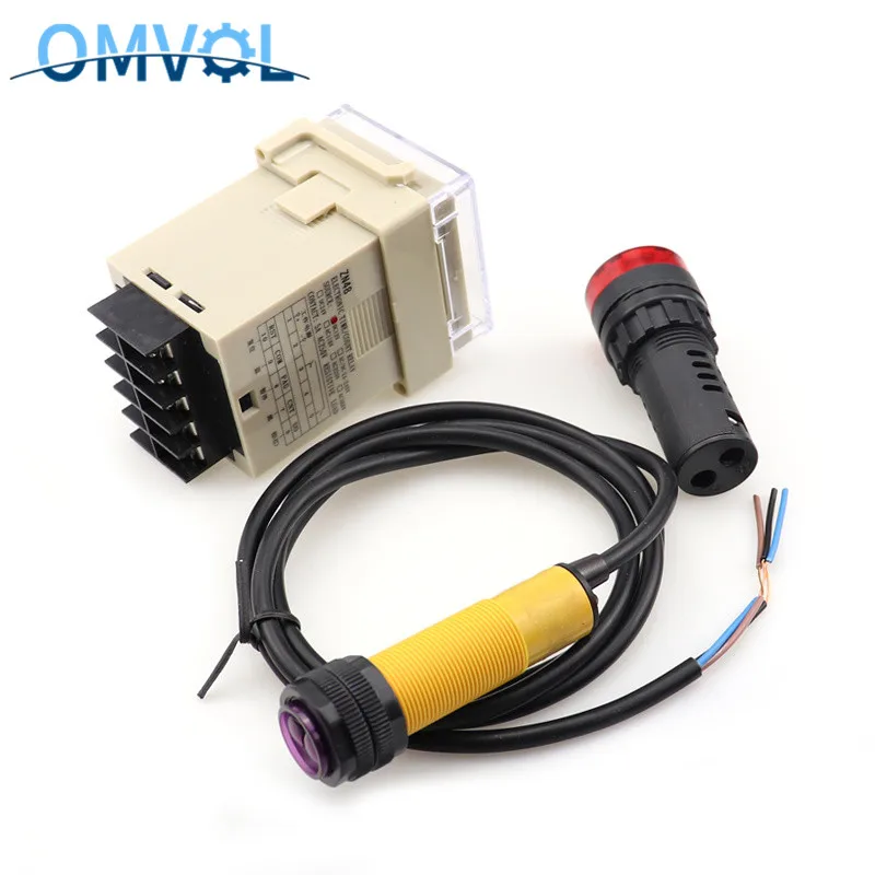 Счетчик + сигнализация регулируемый фотоэлектрический переключатель 10 30