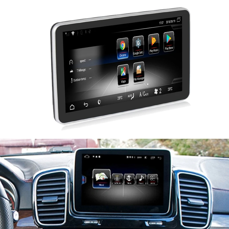 8,4 дюймов Android 8,1 автомобильный gps-навигатор пресс-экран мультимедийный плеер стерео дисплей для Mercedes Benz ML GL класс 2012