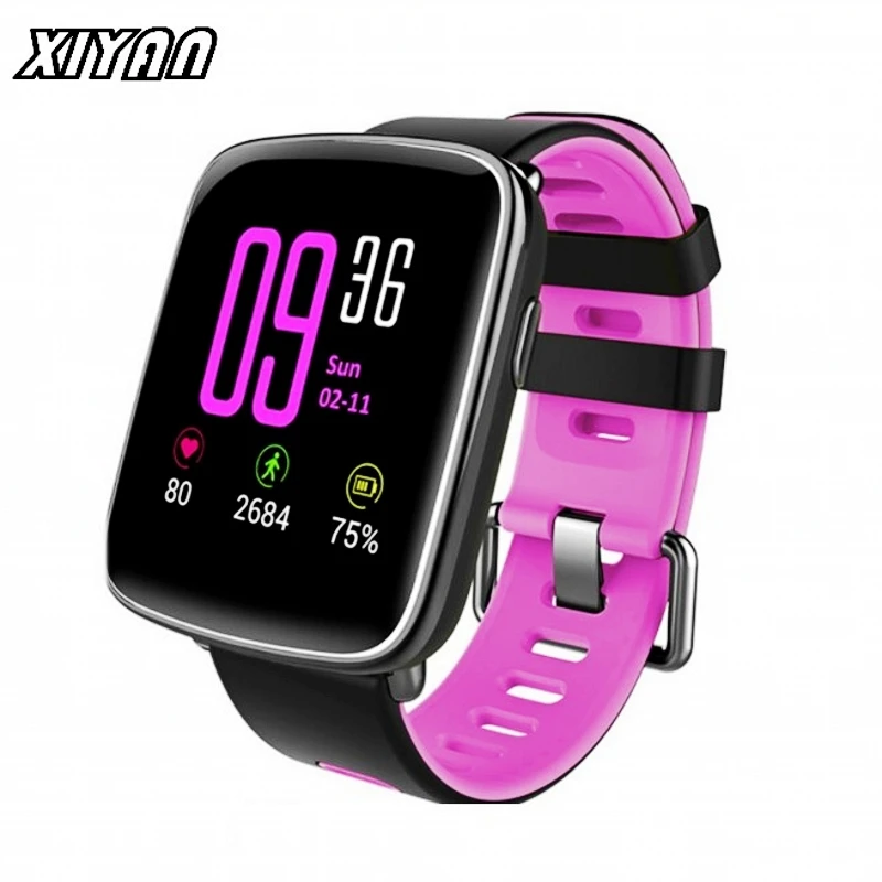 

XIYAN GV68 Smart Watch Waterproof Ip68 Heart Rate Monitor Bluetooth Smartwatch Swimming with Replaceable Straps for IOS Android