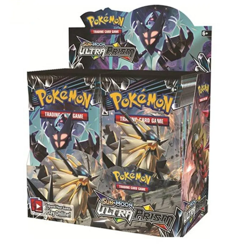 Newest 324Pcs Pokemon Cards TCG Sun &amp Moon Ultra Prism Booster Box Collectible Tradiner Card Game toy for children | Игрушки и хобби