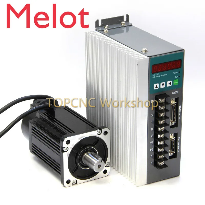 

750W servo motor set AC 220V 80ST-M02430 servo motor 3000rpm 2.4nm