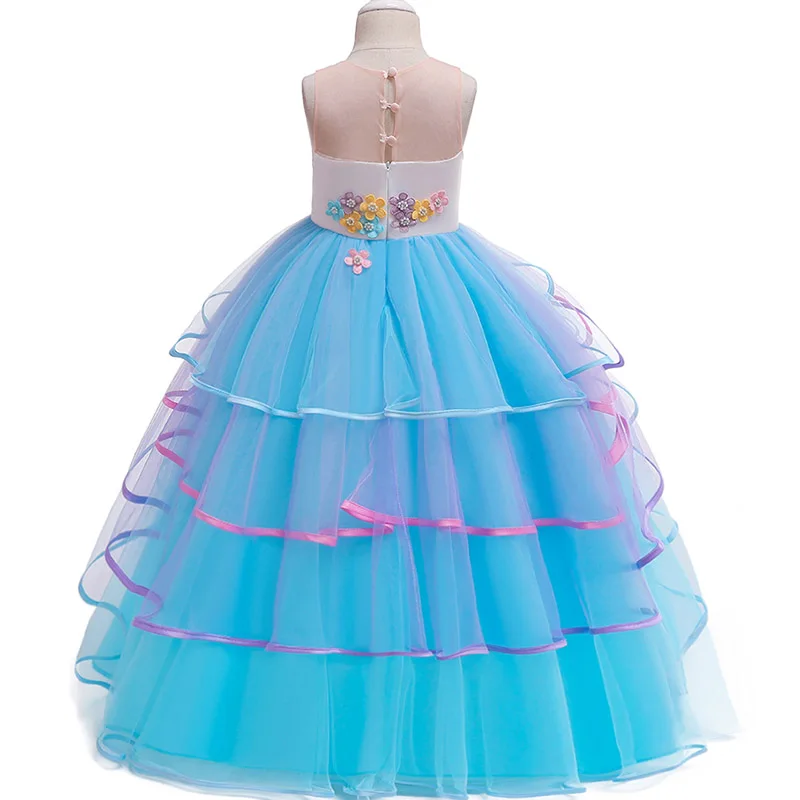 Розничная продажа, элегантное вечернее бальное платье с вышивкой для девочек, с поясом из ленты, с аппликацией, платье знаменитостей для