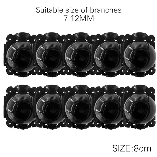 Black 10pcs 8cm