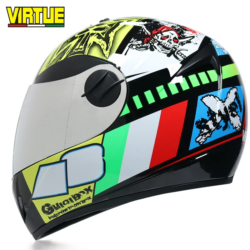 Мотоциклетный шлем в горошек, шлем для мотогонок, теплый шлем Casco Capacete, Мужские шлемы для лета и зимы