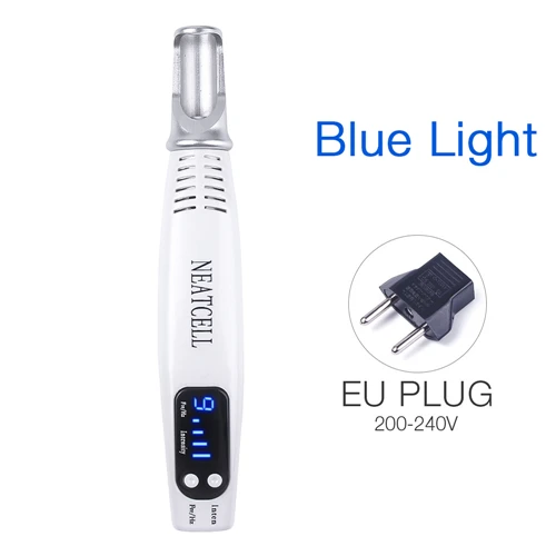 Neatcell Picosecond лазерная ручка синий свет терапия татуировки caneta laser neatcell метка на коже Wart Веснушка шрам моль веснушки удаление косметический аппарат для лица - Цвет: BLUG LIGHT EU PLUG