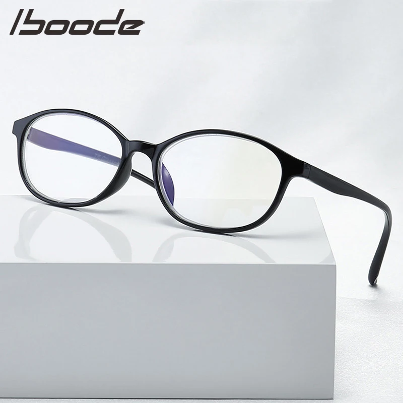 IBOODE анти синий свет TR90 очки для чтения для женщин и мужчин легкие пресбиопические очки Квадратные очки при дальнозоркости очки