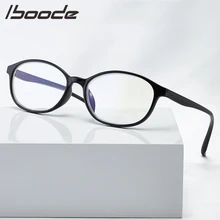 IBOODE анти синий свет TR90 очки для чтения для женщин и мужчин легкие пресбиопические очки Квадратные очки при дальнозоркости очки