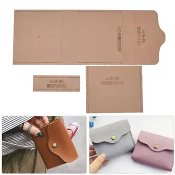 

DIY Acrylic Coin Purse Wallet Template Stencil DIY Handmade Leather Mould