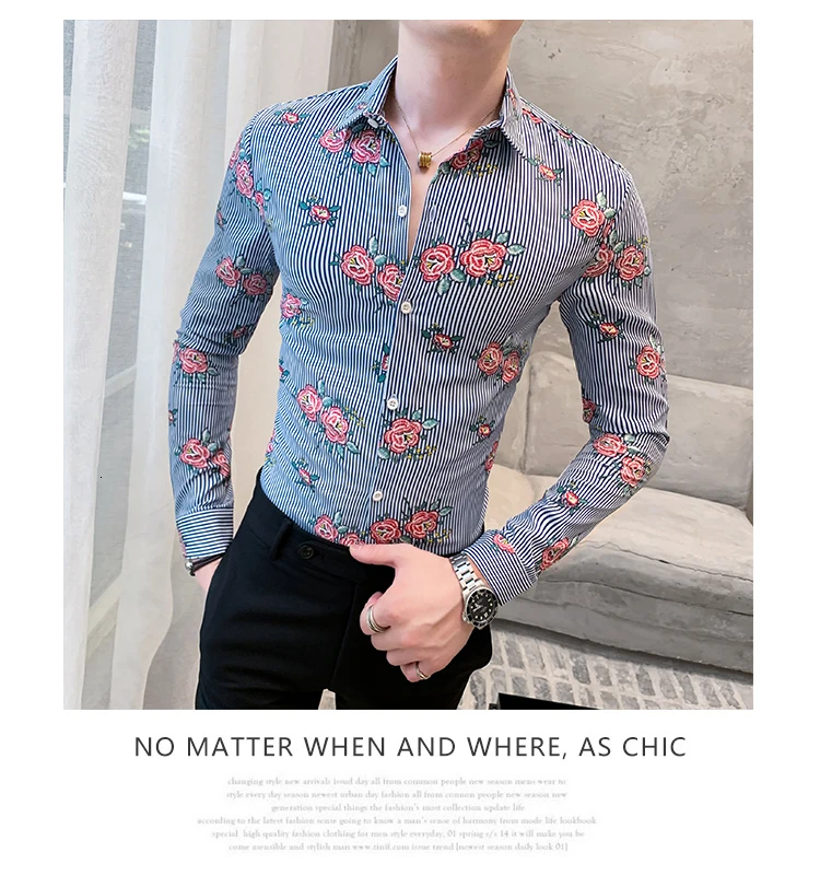 Chemise noøl Homme, французская рубашка, приталенная, с принтом, Camisas Para Homem, повседневные рубашки, мужская рубашка, модная, нарядная, клубная одежда