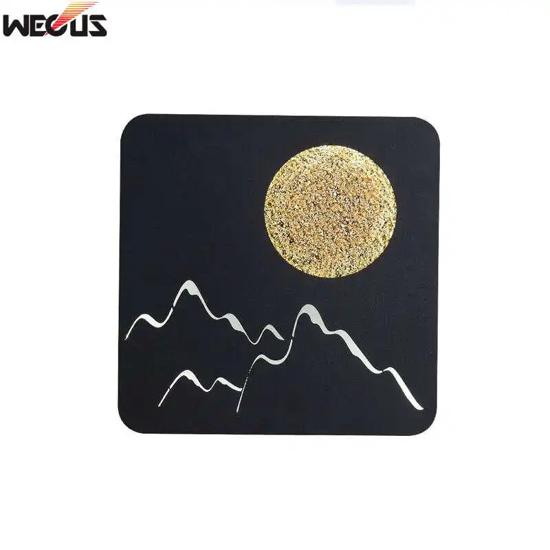 

Nordic post-modern square wall lamp, living room decoration creative personality art wall light,bedroom bedside bracket light