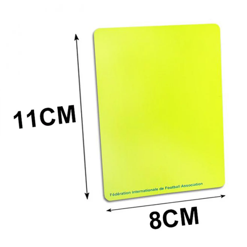 Yellow Red Card Booklet Sport Entertainment Pro with Pencil Judgecase Soccer Game Football Referee Case Equipment