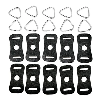 

50-100pcs Leather Protector Cover Camera Strap Triangle Split Ring Hook for Fujifilm Canon Nikon Sony Olympus Pentax DSLR Camera
