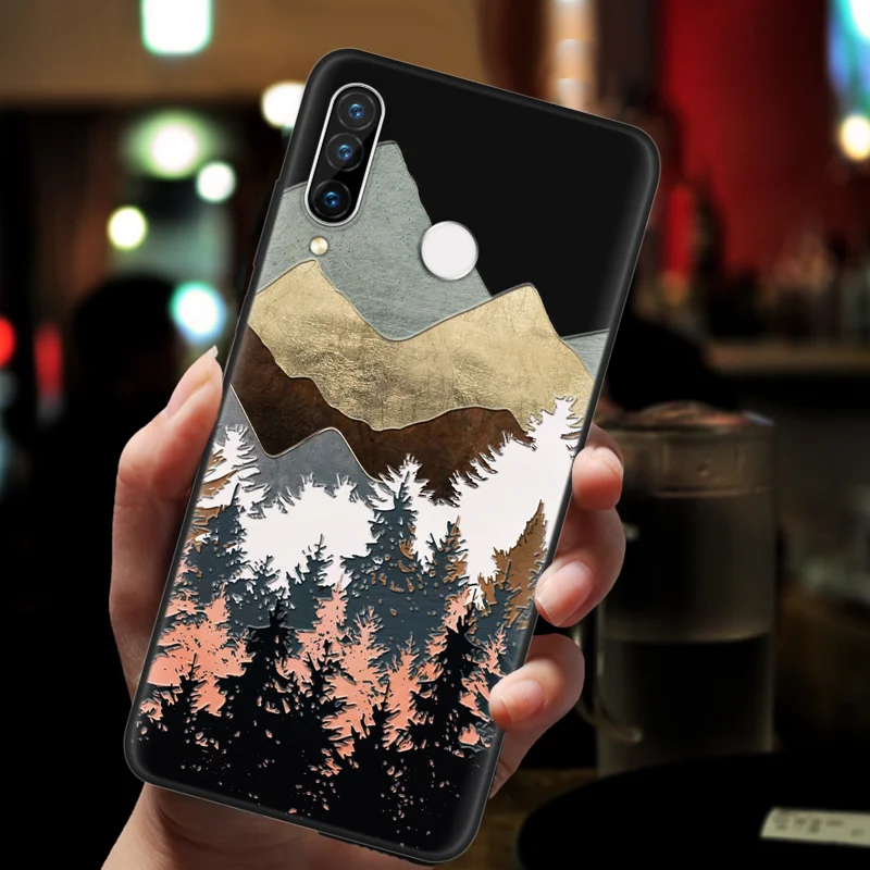 3D чехлы с тиснением для huawei mate 20 Lite P20 P30 Pro P Smart Y6 2019 2018 TPU Чехлы Honor 10i 20i 8X9 10