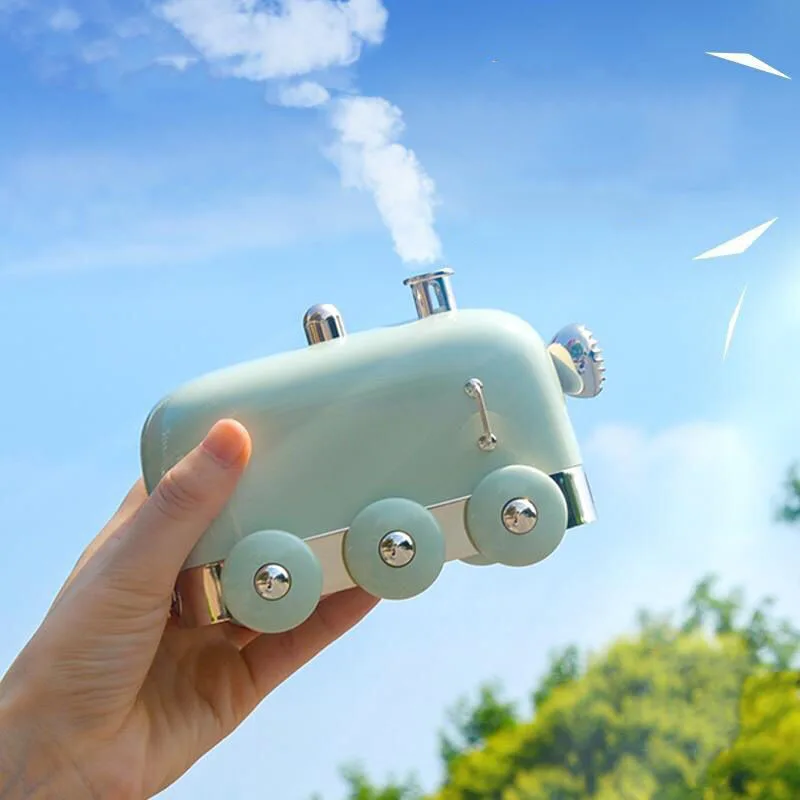  Creative Gift mini Train Humidifier Vocal USB mini Aroma Diffuser 300ml Beautiful Desktop Diffuser 