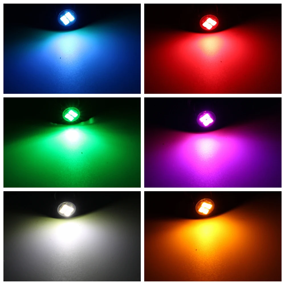 YSY 100X W5W 3030 4SMD автомобильный T10 светодиодный 194 168 Клин Замена заднего прибора панель лампы Белый Синий лампы для габаритных фонарей