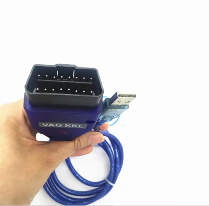 Автомобильный USB Vag-Com интерфейсный кабель KKL VAG-COM 409,1 OBD2 II OBD диагностический сканер авто кабель Aux подходит для всех моделей