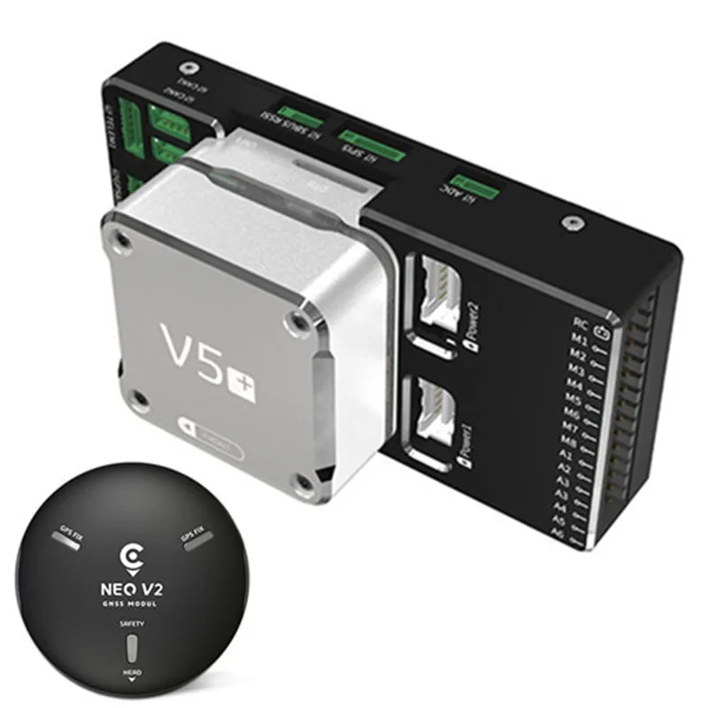 CUAV V5+ Autopilot Flight Controller with NEO V2 GPS Module for FPV