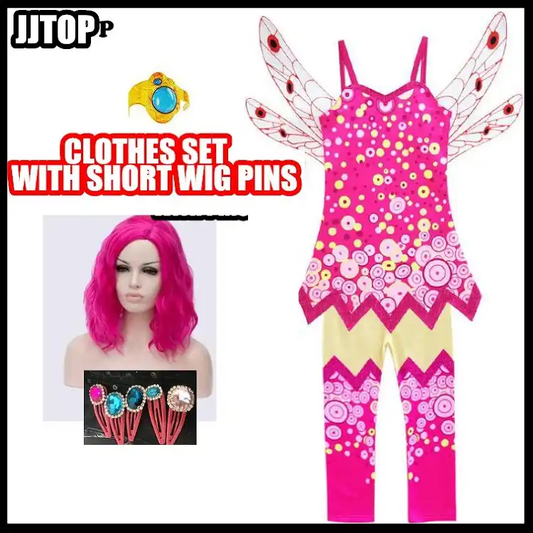 Bambini Bambino Mia Costumi Cosplay Della Ragazza Della Maglia Ala Vestito Di Pantaloni Vestito Mia Vestito Mia Vestiti Mia E Me Parrucca Braccialetto Perni Di Vestiti Aliexpress