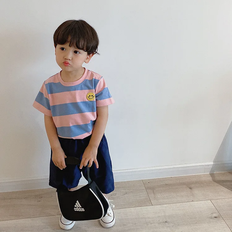 儿童纯棉笑脸T恤