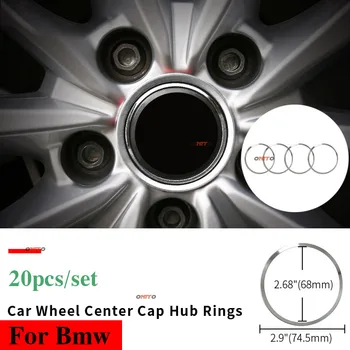 

20pcs/lot Blue/red/gold/silver 68mm 2.68" Car Wheel Center Cap Rings Wheel Hub Decoration For E60 E90 F10 F30 F15 E91 E92 E93