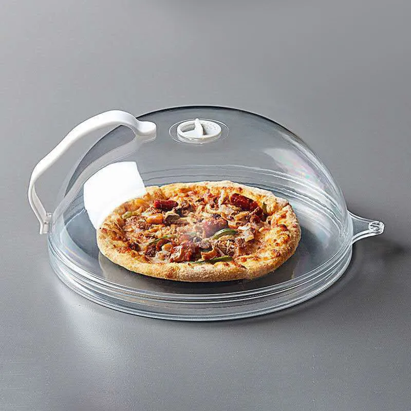 1PC Microwave Cover Microwave Oven Food Cover Kitchen Accessories Transparent Anti Sputtering Household Random Color Fresh microwave splatter cover