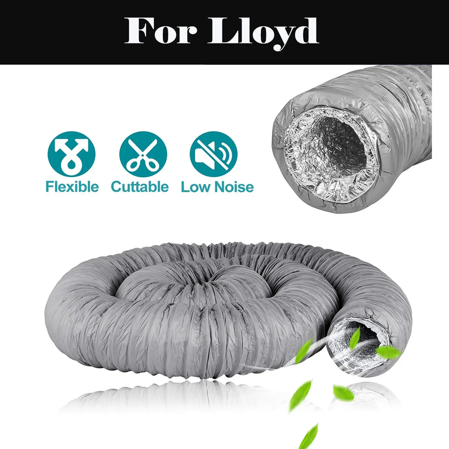 

5M Air Conditioner Aluminium Flexible Fan Ducting Exhaust Pipe for Lloyd LS19A5SN LS19A5MN LS13A5X LS19A5LX LS19A3HR