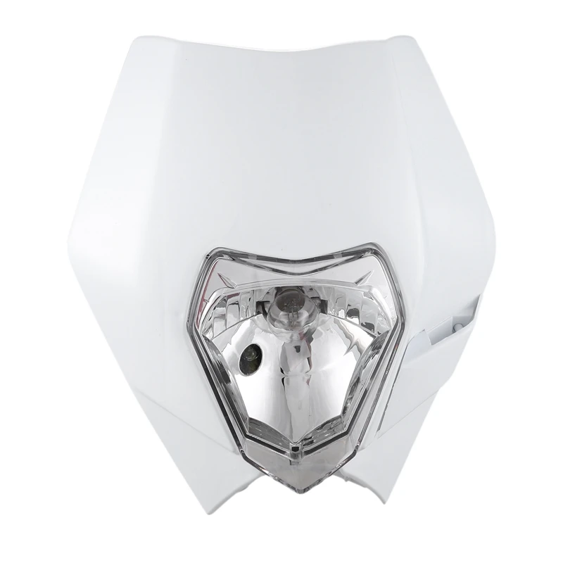 Motorcycle Headlight Fairing Supermoto Head Light Lamp Mask for Yamaha Suzuki SX EXC XCF SXF DRZ DR XT WR YZF TW 250 300 400 450 |
