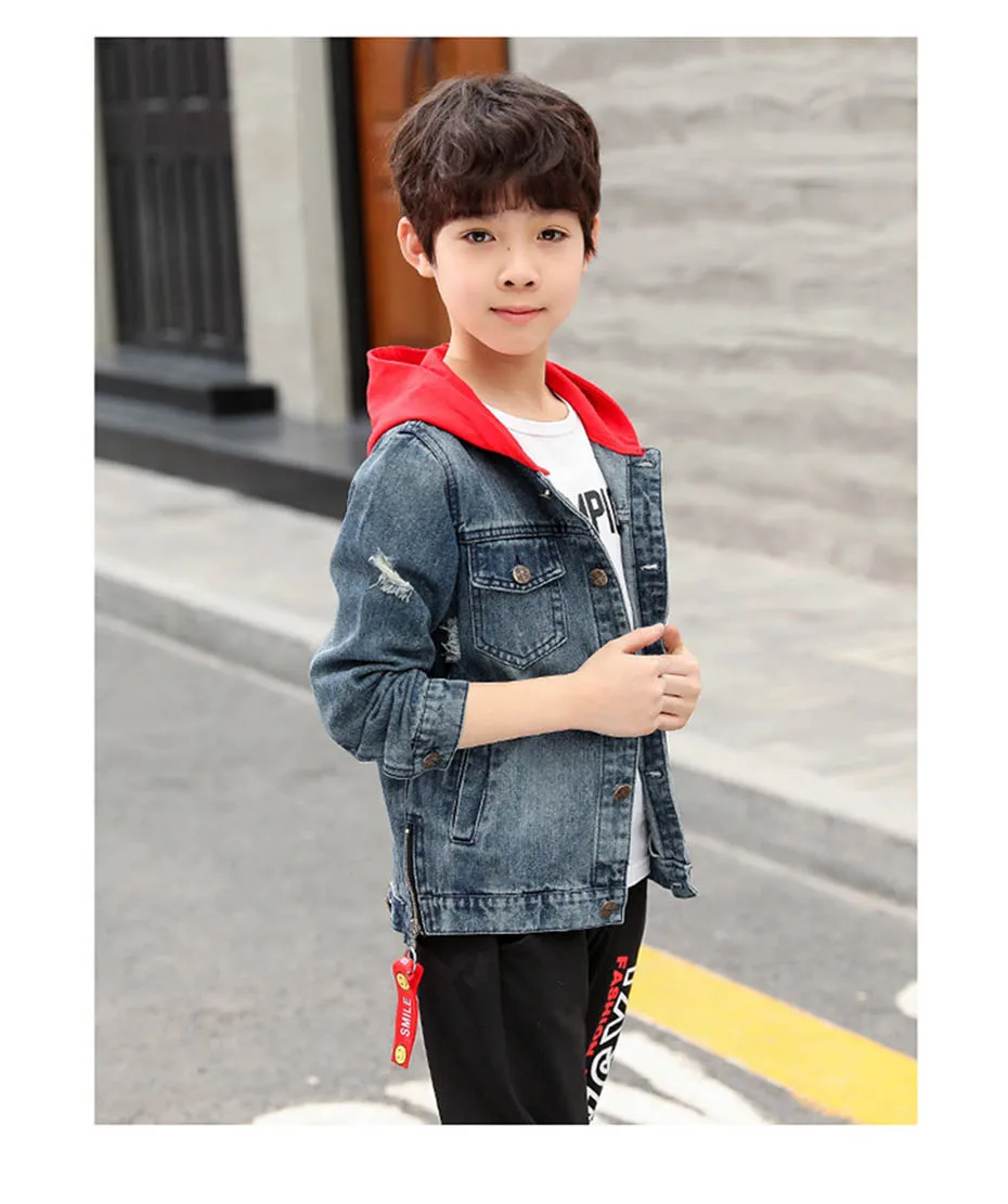 Jacket For Boy Letter Casual Boys Jackets With Zippers Mandarin Collar Outerwear For Children Autumn Casual Kids Clothes Boys