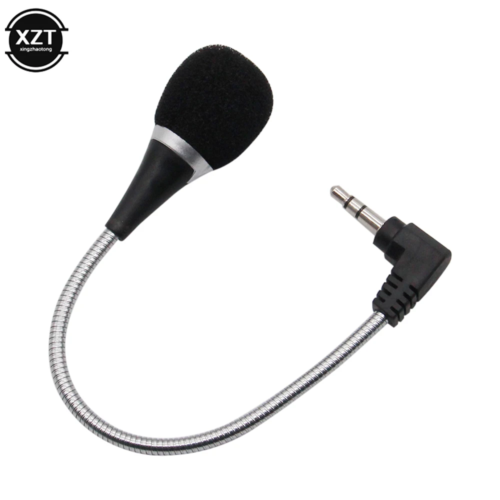 Omnidirectional Metal Microphone 3.5mm Jack Flexible Microphone Mini Audio Mic for Computer Laptop for Skype Chat - ANKUX Tech Co., Ltd