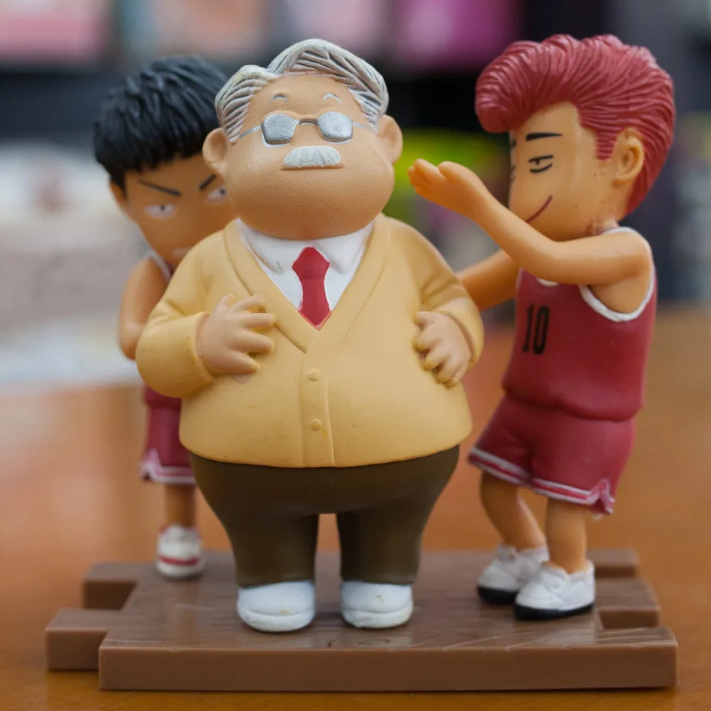 Hot 5pcs/set Slam Dunk Action Figure Toys Hanamichi Sakuragi Rukawa Kaede Akagi Takenori Miyagi Ryota Anime Figure Model Toys
