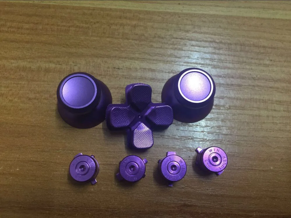 Клавиша клавиатуры Pad кнопки джойстик части для sony PS4 Для PS DualShock 4 игровой контроллер аксессуары - Цвет: Purple