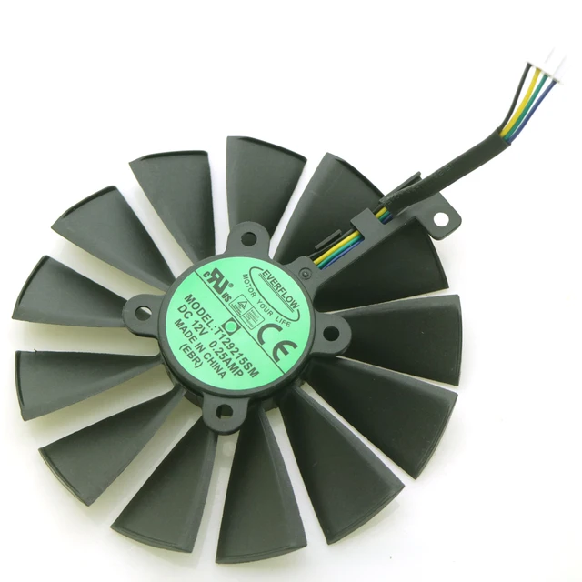 T129215SM 12V 0.25AMP 95mm GPU Fan For ASUS GEFORCE GTX 1080Ti ROG POSEIDON PLATINUM Graphics Card Cooler Cooling Fan T129215SM-1pcs