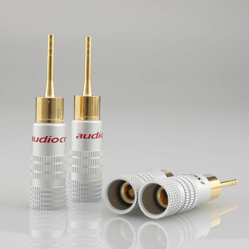 de alto-falante dourado angel 2mm plugue de