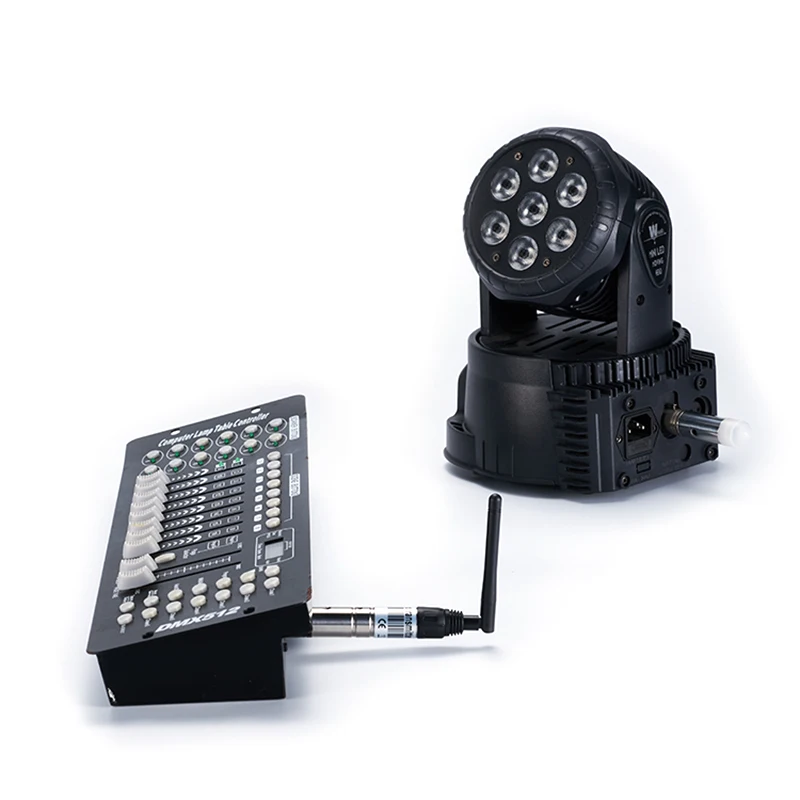 500m Control DMX Wireless Receiver DMX512 Laser Light Controller 2.4G For Stage Effect DJ Disco Receiver With US/EU/UK/AU Plug