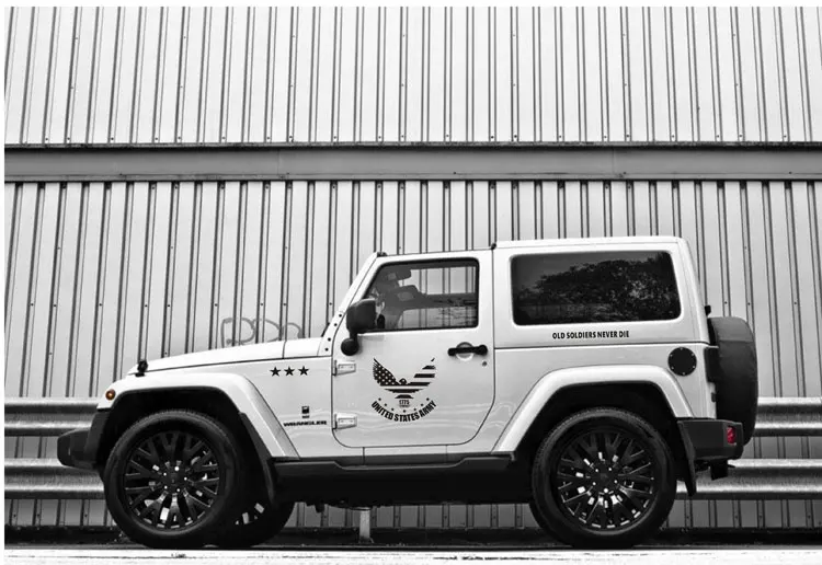Автомобильный стикер для JEEP Wrangler Renegade компас Орел Патриот Cherokee Grand Cherokee 4x4 всего тела авто наклейки