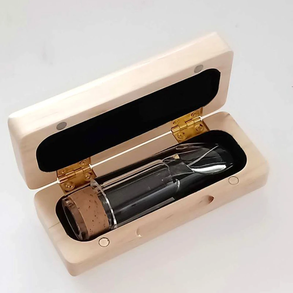 Saxophone mouthpiece box head box wooden head box mouthpiece